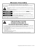 Предварительный просмотр 2 страницы Panasonic Inverter NN-P294 Operating Instructions Manual