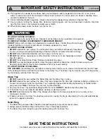 Предварительный просмотр 4 страницы Panasonic Inverter NN-P294 Operating Instructions Manual