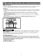 Предварительный просмотр 5 страницы Panasonic Inverter NN-P294 Operating Instructions Manual