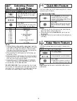 Предварительный просмотр 13 страницы Panasonic Inverter NN-P294 Operating Instructions Manual