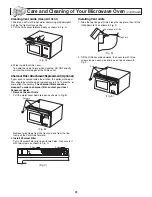 Предварительный просмотр 27 страницы Panasonic Inverter NN-P294 Operating Instructions Manual