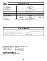 Предварительный просмотр 32 страницы Panasonic Inverter NN-P294 Operating Instructions Manual