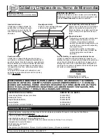 Предварительный просмотр 58 страницы Panasonic Inverter NN-P294 Operating Instructions Manual