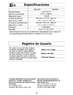 Preview for 56 page of Panasonic Inverter NN-S503 Operating Instructions Manual