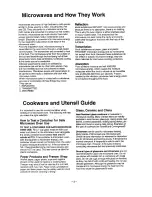 Preview for 5 page of Panasonic Inverter NN-S553 Operation Manual