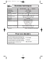 Preview for 63 page of Panasonic INVERTER NN-S615 Operating Instructions Manual