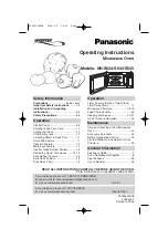 Panasonic inverter NN-S634 Operating Instructions Manual preview