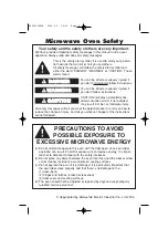 Preview for 2 page of Panasonic inverter NN-S634 Operating Instructions Manual