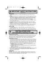 Preview for 5 page of Panasonic inverter NN-S634 Operating Instructions Manual