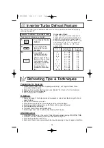 Preview for 15 page of Panasonic inverter NN-S634 Operating Instructions Manual