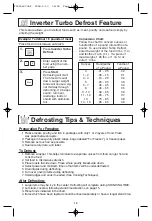 Preview for 16 page of Panasonic inverter NN-S754 Operating Instructions Manual