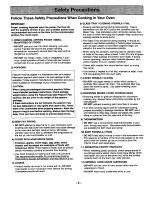 Preview for 6 page of Panasonic INVERTER NN-S760 Operating Instructions Manual