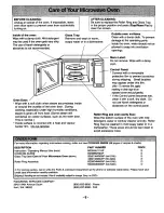 Preview for 8 page of Panasonic INVERTER NN-S760 Operating Instructions Manual