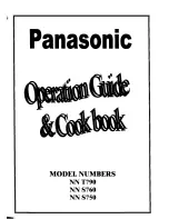 Panasonic INVERTER NN-S760 Operation Manual preview