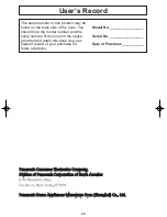 Preview for 31 page of Panasonic Inverter NN-SA610S Operating Instructions Manual