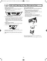 Предварительный просмотр 30 страницы Panasonic INVERTER NN-SD291 Operating Instructions Manual