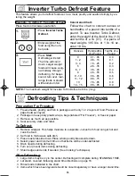 Preview for 17 page of Panasonic INVERTER NN-SN643S Operating Instructions Manual