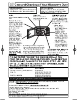 Preview for 27 page of Panasonic INVERTER NN-SN643S Operating Instructions Manual