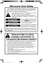 Preview for 2 page of Panasonic Inverter NN-SN733B Operating Instructions Manual