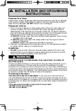 Preview for 6 page of Panasonic Inverter NN-SN733B Operating Instructions Manual