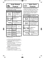 Предварительный просмотр 20 страницы Panasonic Inverter NN-ST651W Operating Instructions Manual