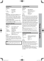 Preview for 29 page of Panasonic Inverter NN-ST671S Operating Instruction And Cook Book