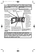 Preview for 11 page of Panasonic Inverter NN-T685S Operating Instructions Manual