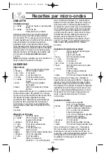 Preview for 54 page of Panasonic Inverter NN-T685S Operating Instructions Manual