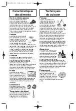 Preview for 58 page of Panasonic Inverter NN-T685S Operating Instructions Manual