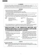 Preview for 2 page of Panasonic INVERTER NN-T795 Service Manual