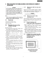 Preview for 9 page of Panasonic INVERTER NN-T795 Service Manual