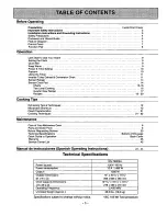 Preview for 3 page of Panasonic Inverter NN-T900SA Operating Instructions Manual