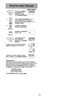 Preview for 19 page of Panasonic Inverter NN-T900SA Operating Instructions Manual