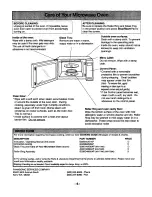 Preview for 8 page of Panasonic Inverter NN-T990SA Operating Instructions Manual