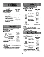 Preview for 10 page of Panasonic Inverter NN-T990SA Operating Instructions Manual