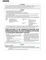 Preview for 2 page of Panasonic INVERTER NN-T995 Service Manual