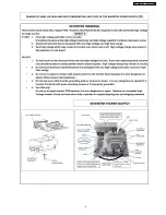 Preview for 3 page of Panasonic INVERTER NN-T995 Service Manual