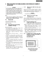 Preview for 9 page of Panasonic INVERTER NN-T995 Service Manual