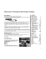 Preview for 2 page of Panasonic Inverter NNA883 Cookery Book & Operating Instructions