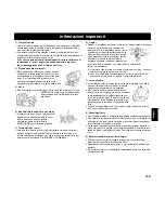 Preview for 88 page of Panasonic Inverter NNA883 Operating Instructions Manual