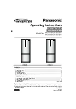 Preview for 1 page of Panasonic Inverter NR-BX41BVWAU Operating Instructions Manual