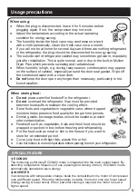 Предварительный просмотр 5 страницы Panasonic INVERTER NR-BX471W Operating Instructions Manual