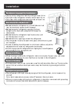 Предварительный просмотр 6 страницы Panasonic INVERTER NR-BX471W Operating Instructions Manual