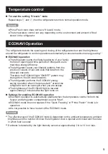 Предварительный просмотр 9 страницы Panasonic INVERTER NR-BX471W Operating Instructions Manual