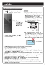 Предварительный просмотр 9 страницы Panasonic inverter NR-CW530X Operating Instructions Manual