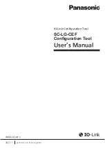 Panasonic IO-Link SC-LG-CEF User Manual preview