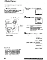 Preview for 40 page of Panasonic iPalm PV-DC3010 User Manual