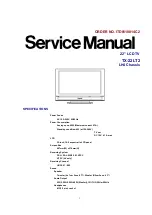 Preview for 1 page of Panasonic ITD0110014C2 Service Manual