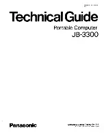 Panasonic JB-3300 Technical Manual preview