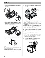 Preview for 16 page of Panasonic Jetwriter KX-CL500 Setup Manual